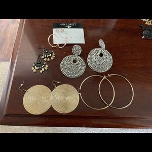 Costume earrings Lot of 6